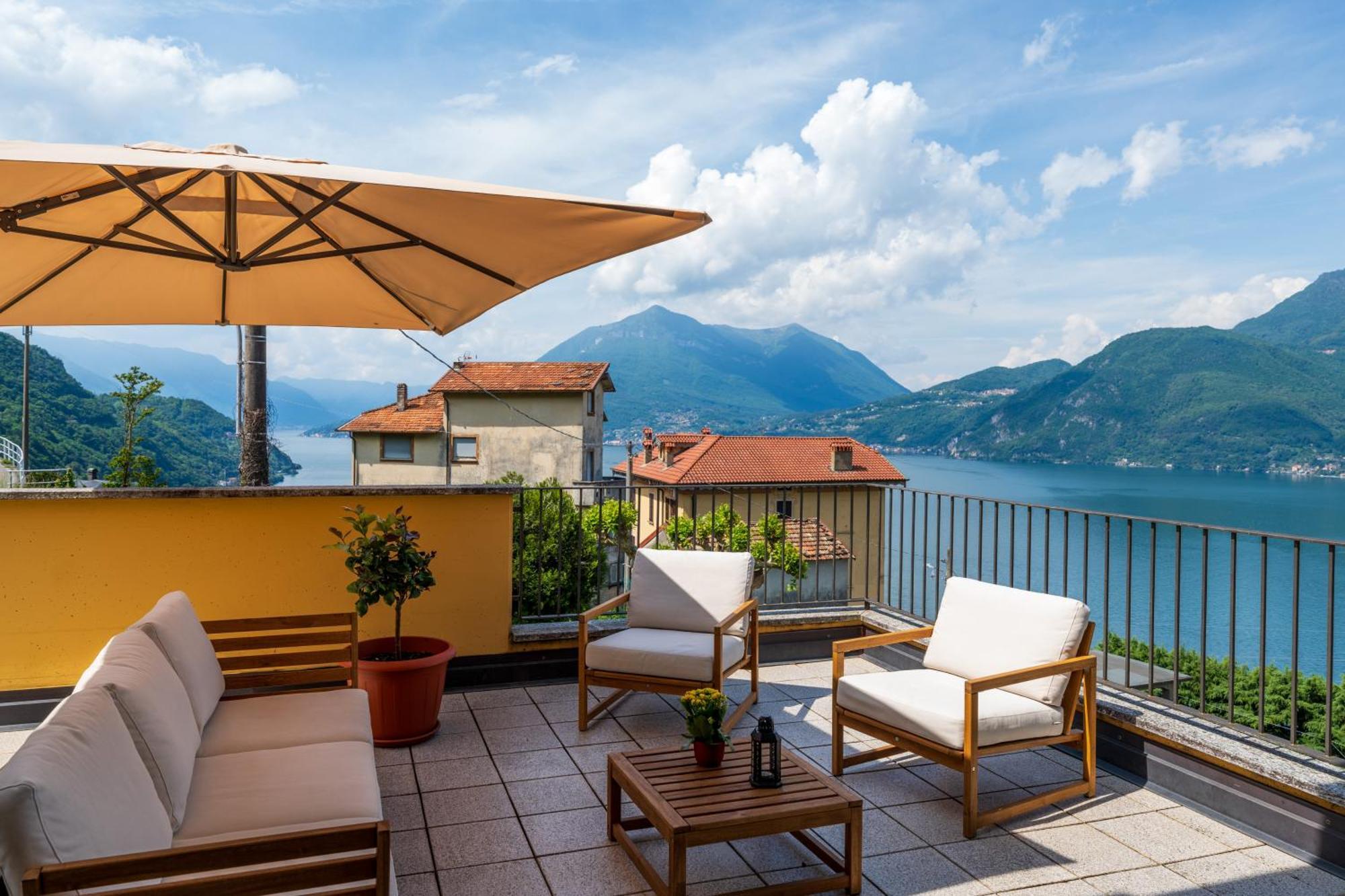 Stunning Apartment- Terrace And Swimming Pool Bellano Luaran gambar